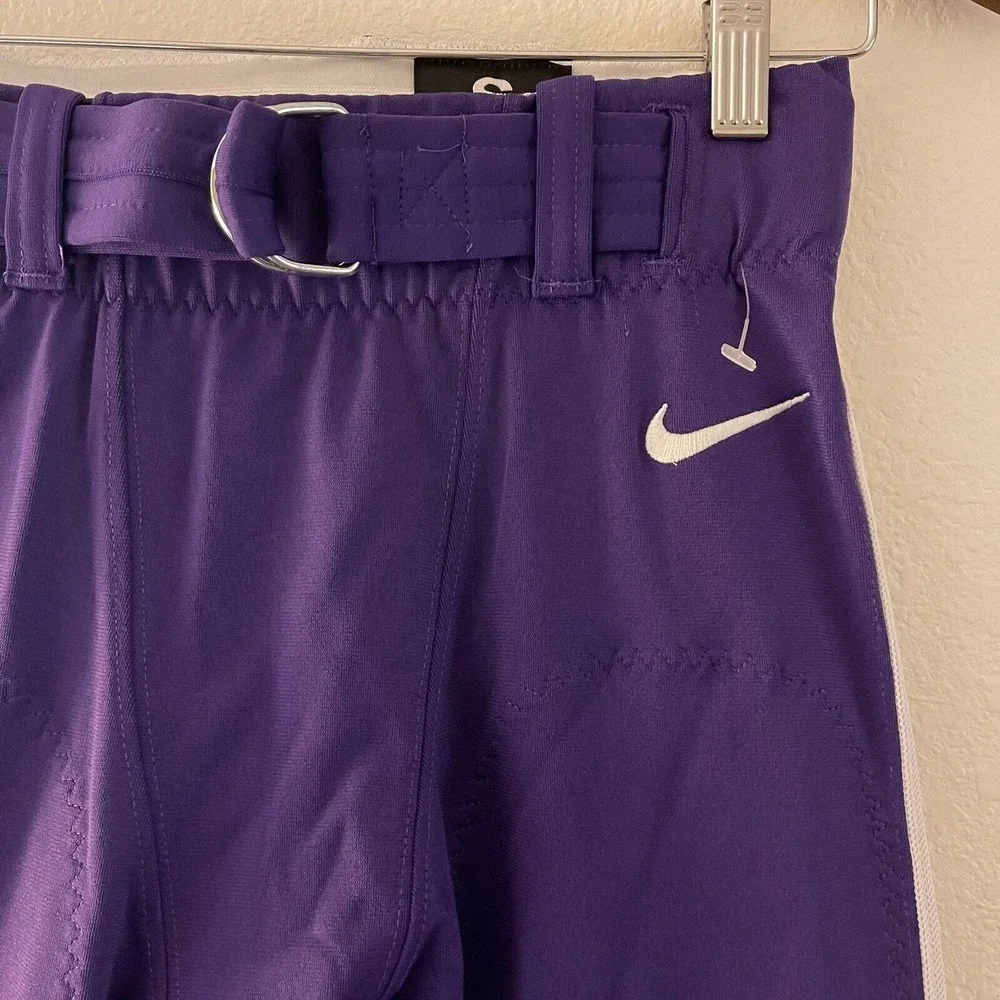 NWT Nike Men's Football Pants Team Open Field Purple Size Small- MSRP $85‎